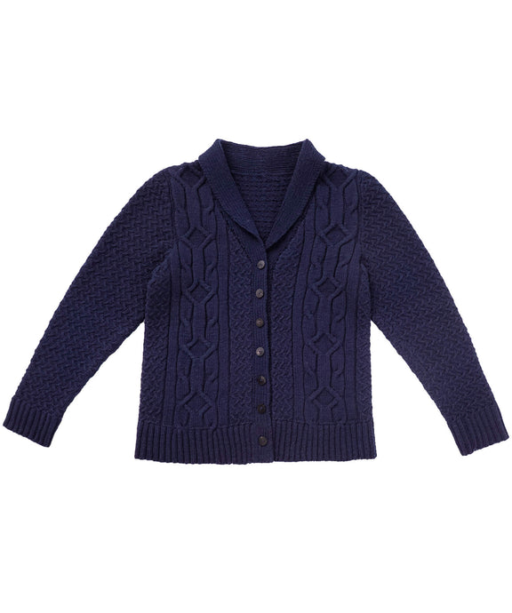 Burroughs Cabled Cardigan | Knitting Pattern by Olya Mikesh