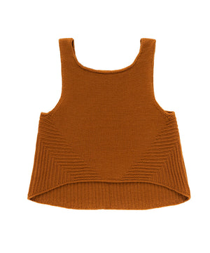 Flat Lay Peerie Front Byssa Tank | Knitting Pattern by Victoria Pemberton | Brooklyn Tweed