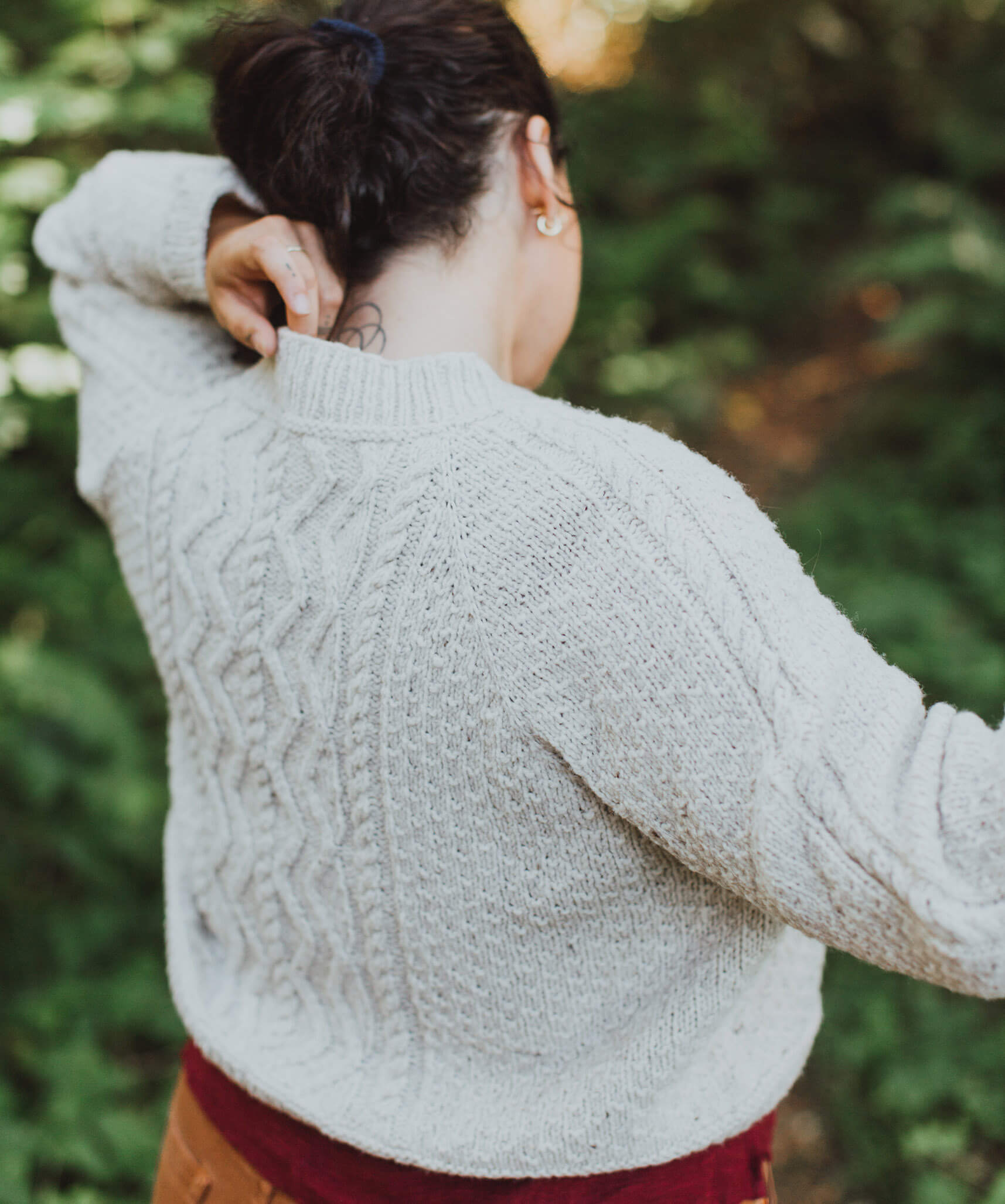 Ameri vintage♡MIX pattern knit Ameri（アメリ） カーディガン UND MIX YARN PATCHWORK KNIT CARDIGAN