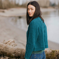Cambys Pullover | Knitting Pattern by Orlane Sucche in Imbue Diebenkorn
