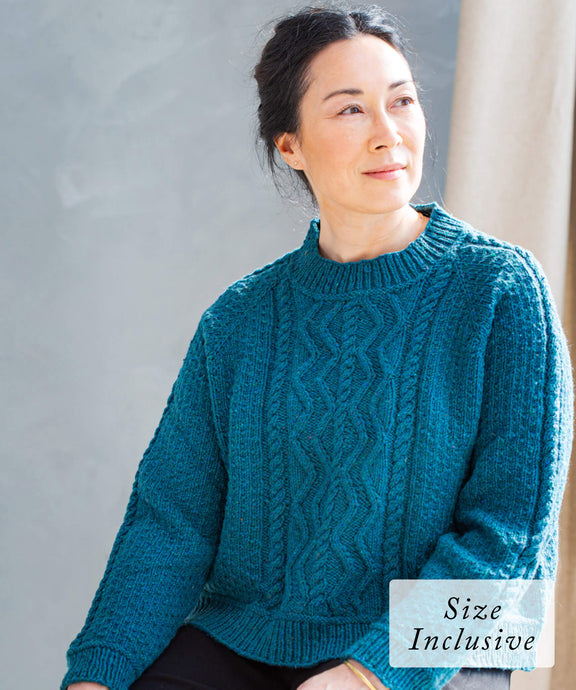 Cambys Pullover | Knitting Pattern by Orlane Sucche - Size Inclusive