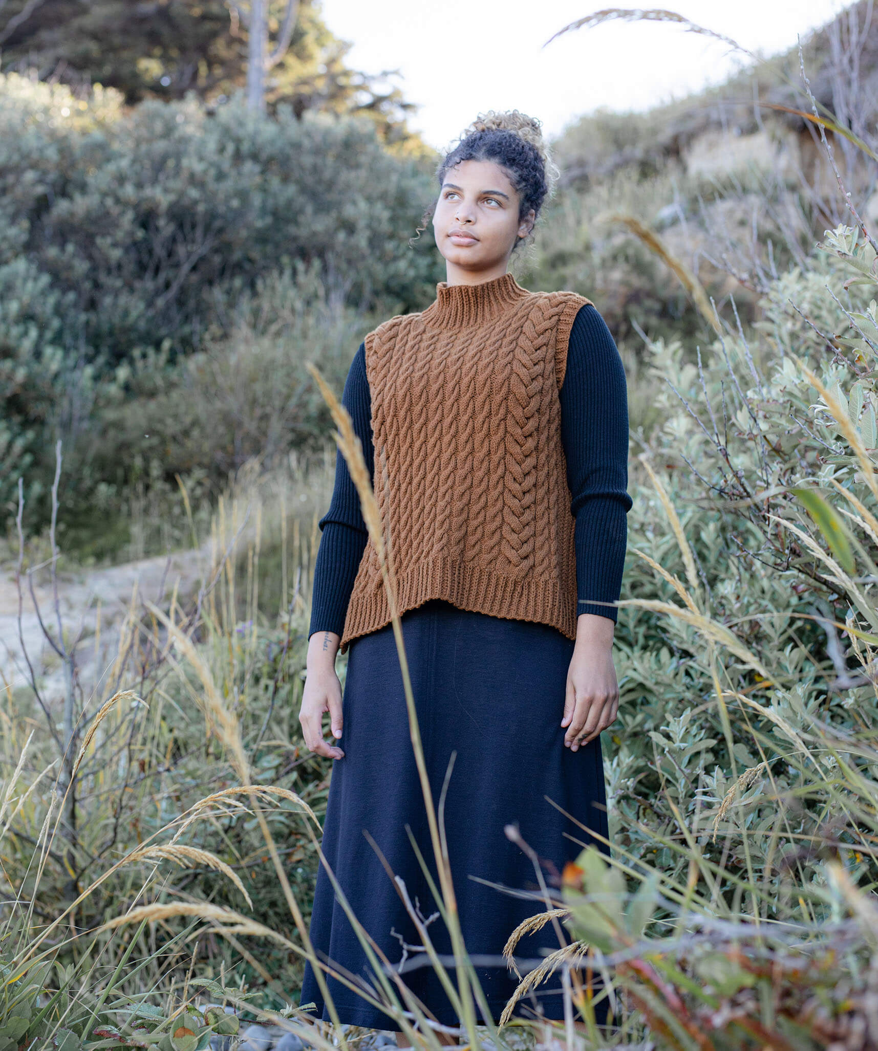 「完売品」eaphi U NECK LEAF PATTERN KNIT VEST Ravelry: Back-to-School U-Neck Vest pattern by Stefanie Japel
