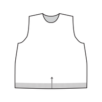 Chenier Sweater Vest | Knitting Pattern by Fiona Alice - Schematic