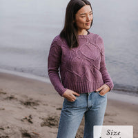 Deliciosa Pullover | Knitting Pattern by Norah Gaughan in Imbue Orchid