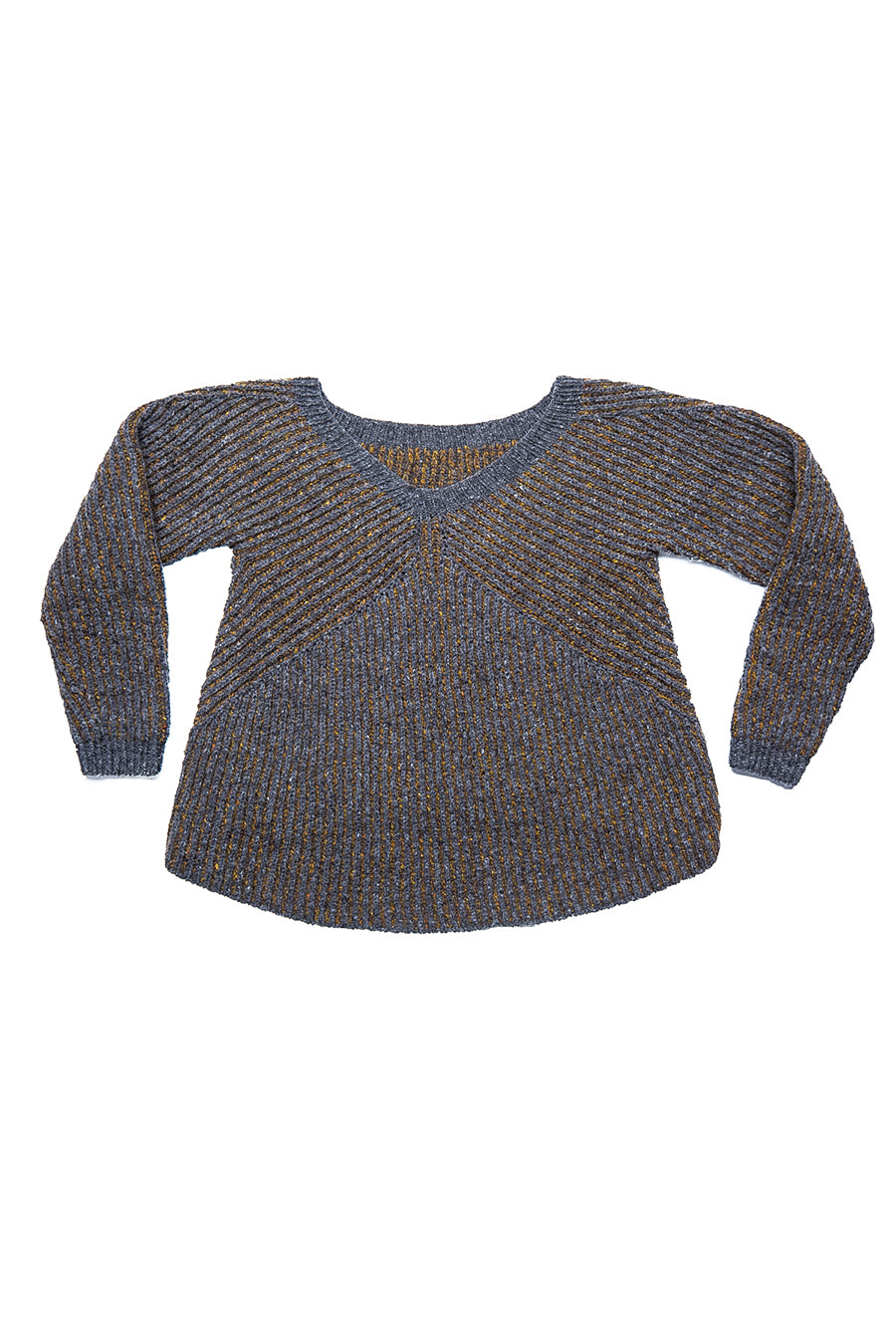 トップス BUTCHER PRODUCTS BORDER PATTERN KNIT Nordic jumber - Cream Medium Chunky Knit