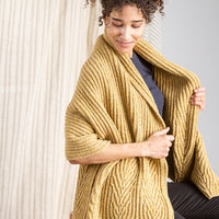 Douro Brioche Wrap | Knitting Pattern by Norah Gaughan | Brooklyn Tweed