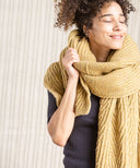 Douro Brioche Wrap | Knitting Pattern by Norah Gaughan | Brooklyn Tweed