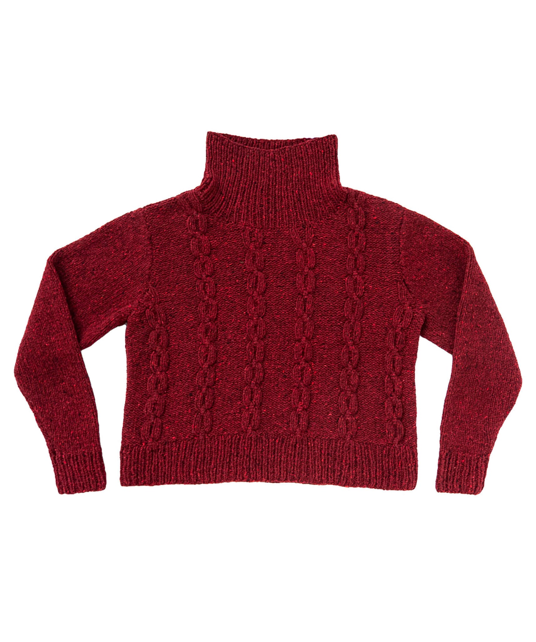 Edelin Cabled Pullover | Knitting Pattern by Shayla Crowel