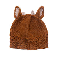 Fawn and Fox Hats | Knitting Pattern by Olya Mikesh