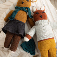Fawn and Fox Toys | Knitting Pattern by Olya Mikesh