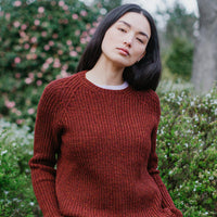 Fehling Sweater | Knitting Pattern by Emily Greene on Cadence in Imbue Cloak
