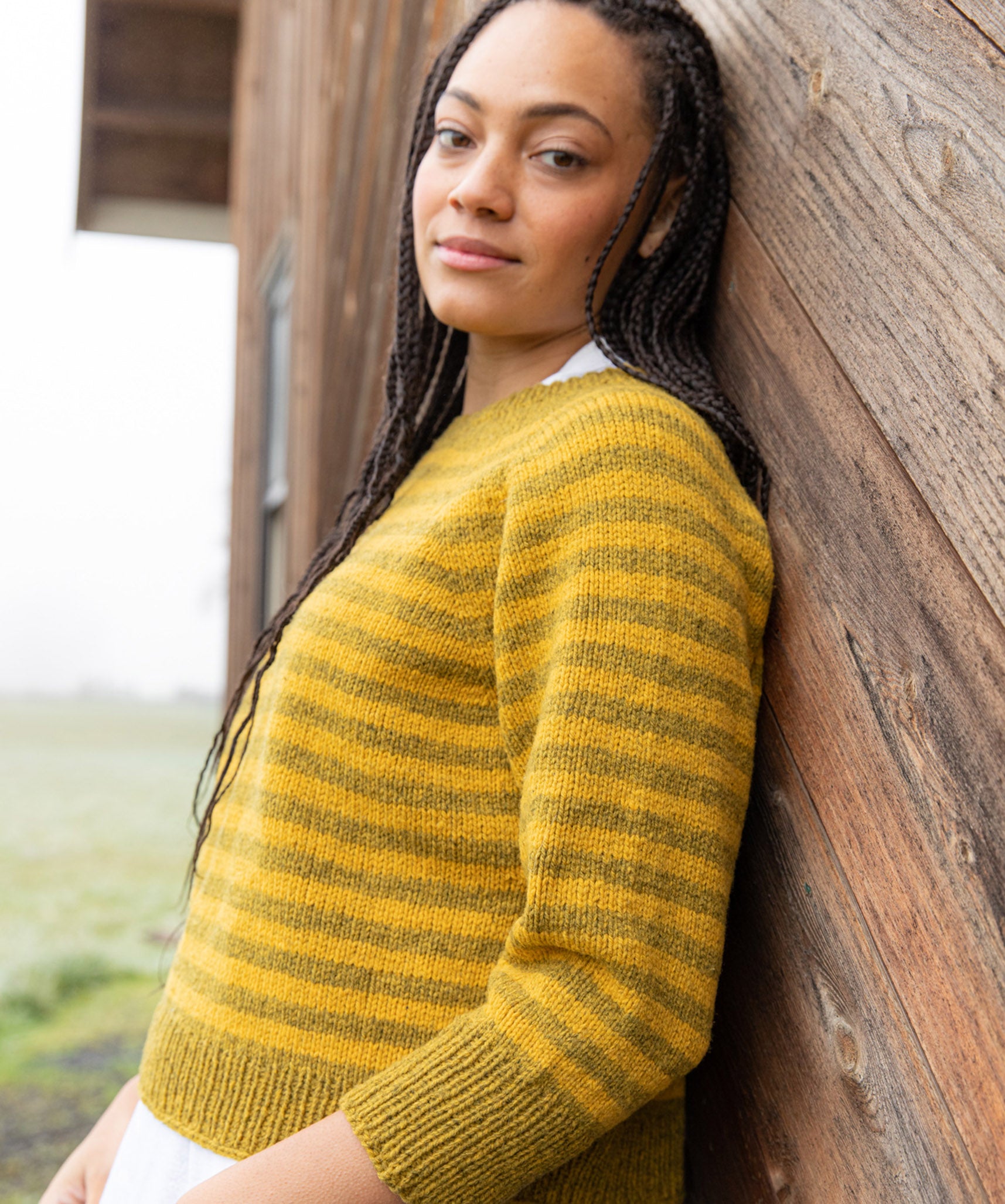 TODAYFUL Mesh Raglan Pullover　ホワイト First Raglan Sweater | Knitting Pattern by Jared Flood | BT by