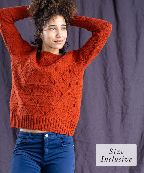 Foldlines Pullover | Knitting Pattern by Norah Gaughan | Brooklyn Tweed