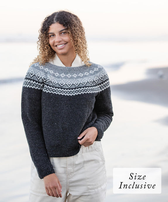 Grinnell Pullover | Knitting Pattern by Weichien Chan - COVER
