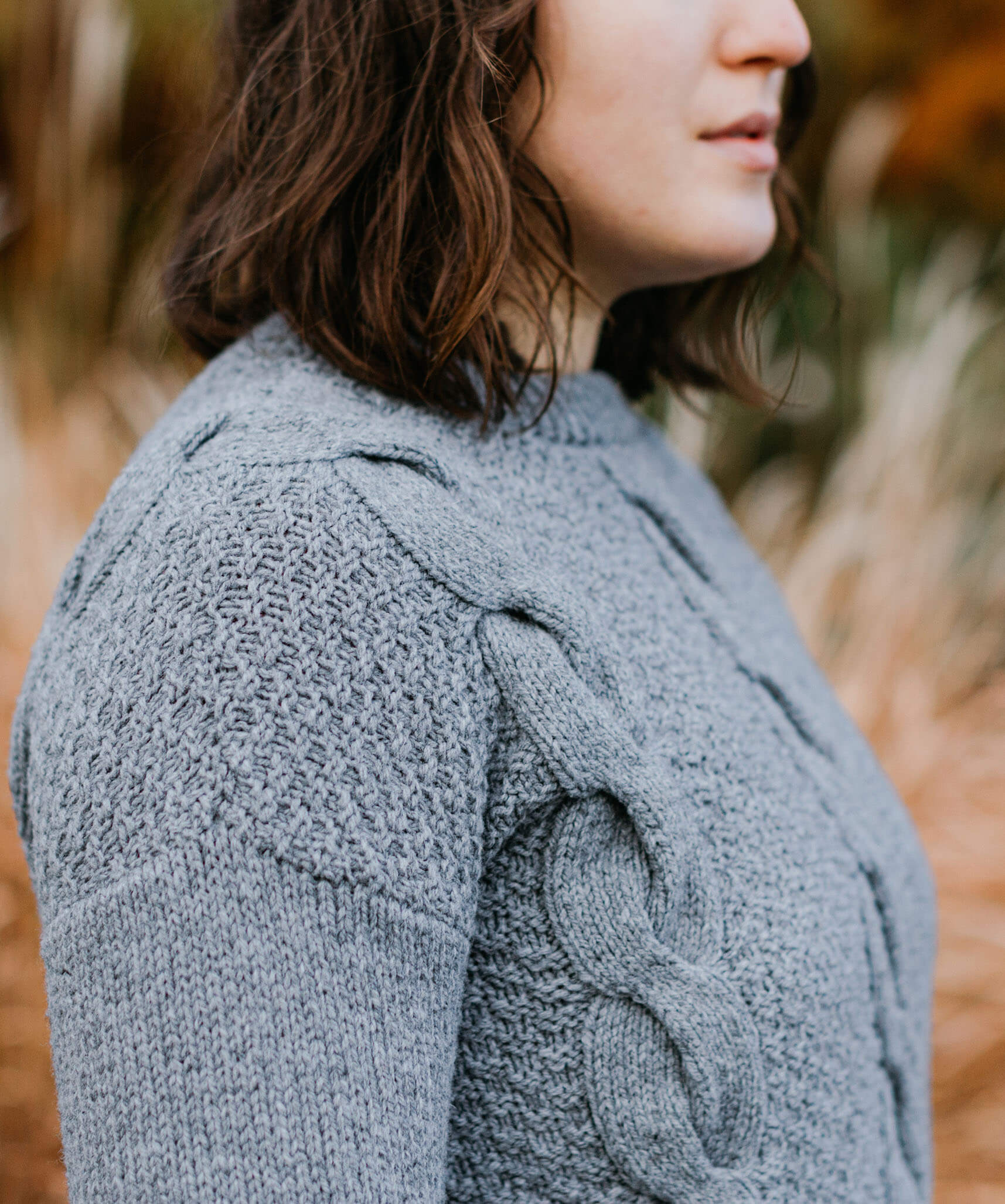 【24AW】RIER ニット RiLi】ユニセックスケーブルMIXニット | Judin