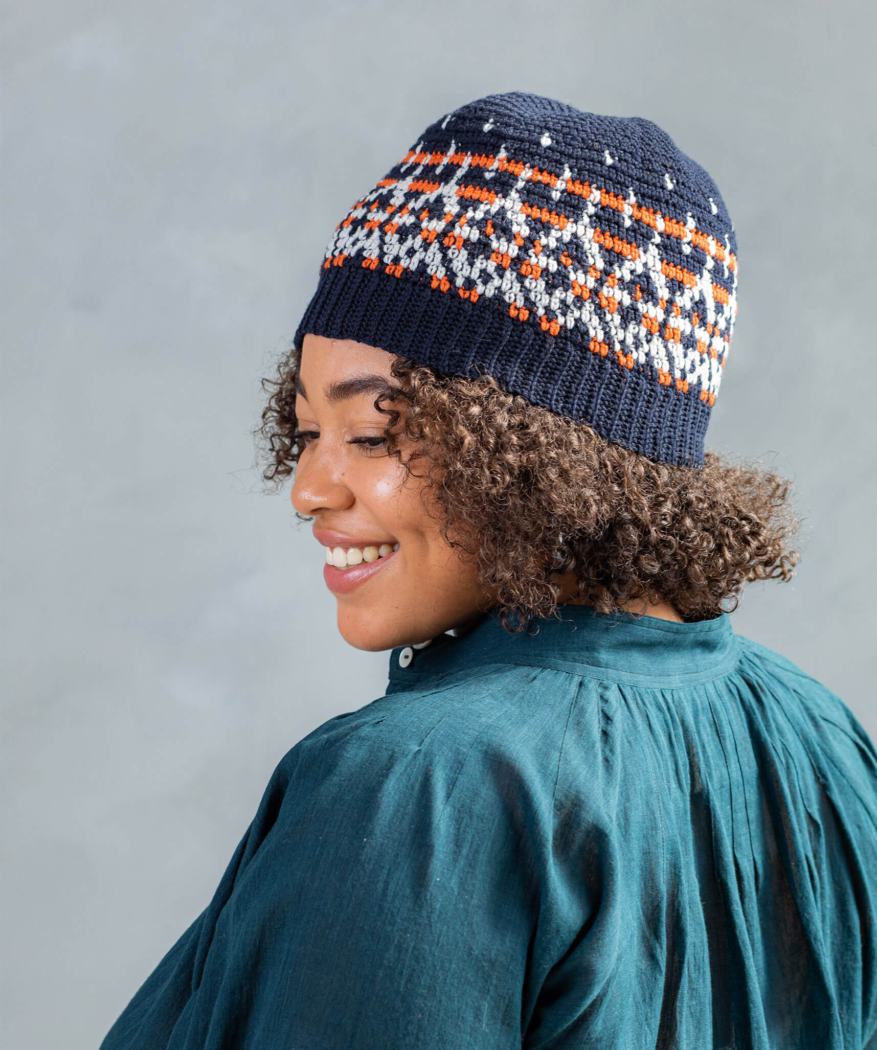 Kavita Colorwork Hat | Crochet Pattern by Brenda K.B. Anderson