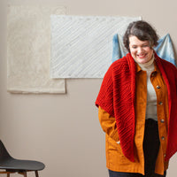 Linocut Wrap & Shawl | Knitting Pattern by Emily Greene | Brooklyn Tweed