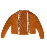 Maybeck Pullover | Knitting Pattern by Ksenia Naidyon - flat