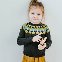 Modine Children's Sweater | Knitting Pattern by Paula Pereira