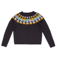 Modine Children's Sweater | Knitting Pattern by Paula Pereira - Flat