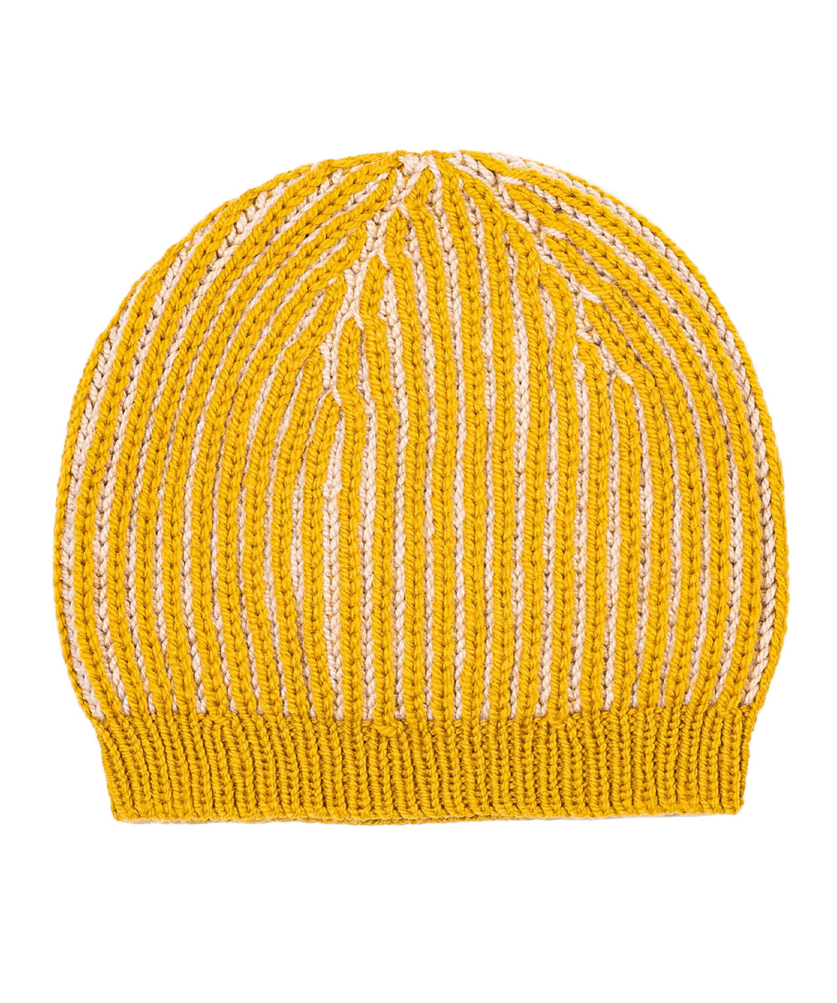Urban Sophistication Yellow Dough Puffy Hat NWT the-puffer-case-polka-dots-  main image 2