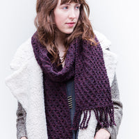 Oxbow Scarf | Knitting Pattern by Julie Hoover