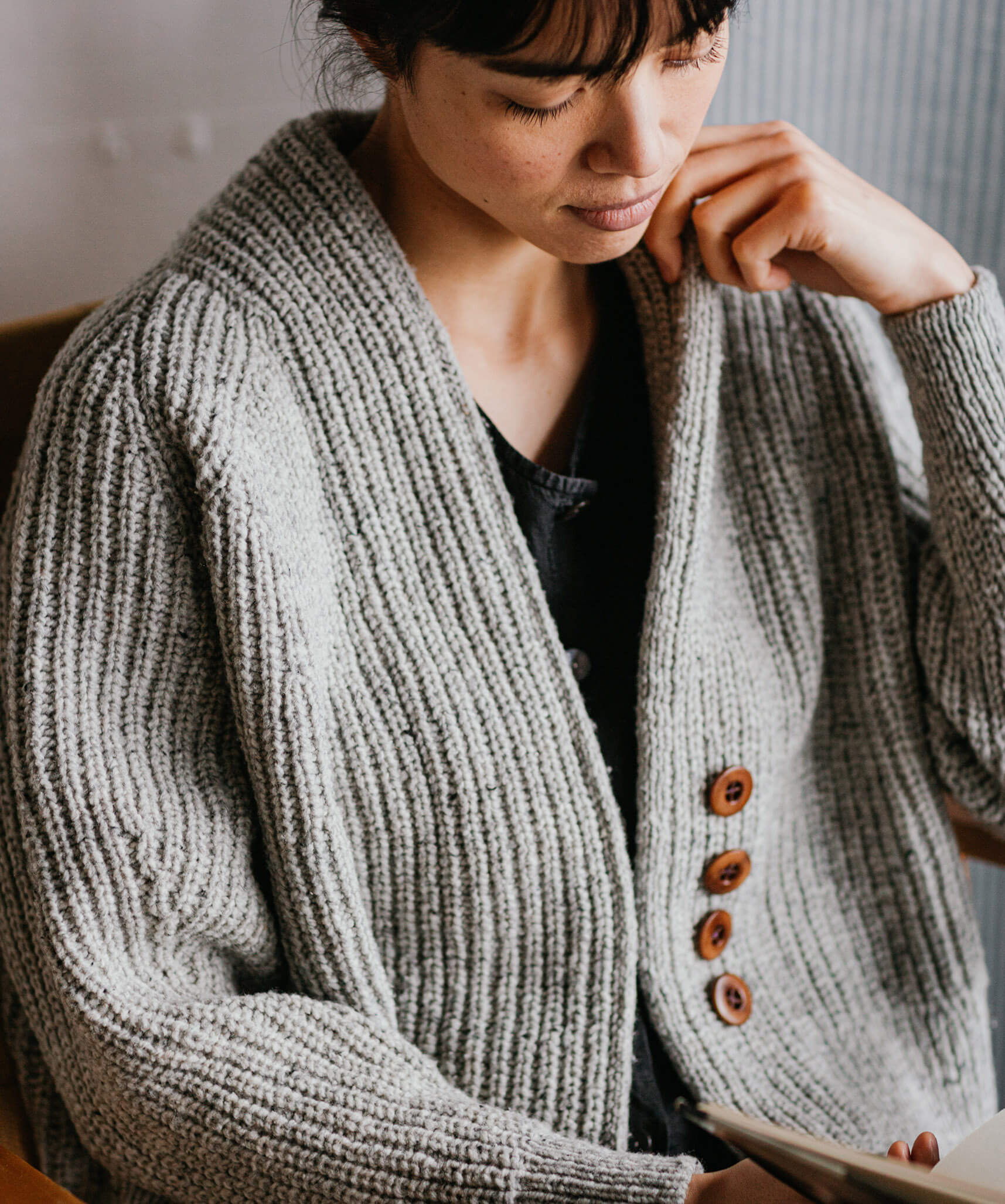 Reading Cardigan Knitting Pattern by Jared Flood Brooklyn Tweed