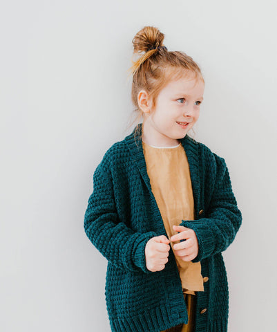 Teasel Children's Cardigan | Knitting Pattern by Jennifer Parroccini ...