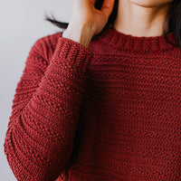Weidlinger Pullover | Knitting Pattern by Nadya Stallings in Re-Ply Rambouillet