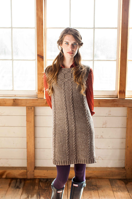 Amherst Dress | Knitting Pattern by Ann McCauley
