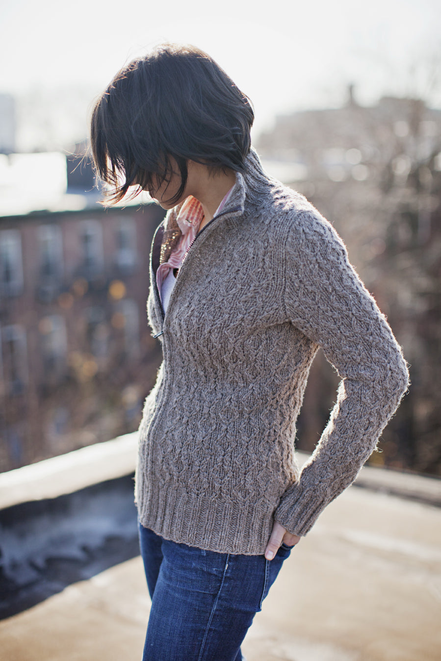 Ash Cardigan | Knitting Pattern by Amy Christoffers | Brooklyn Tweed