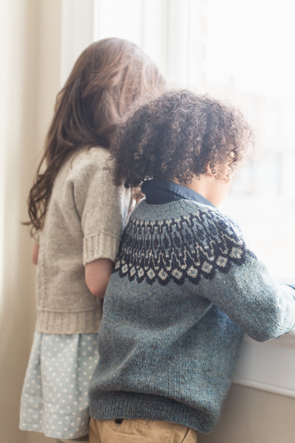 Atlas (For Kids) Pullover & Cardigan | Knitting Pattern by Jared