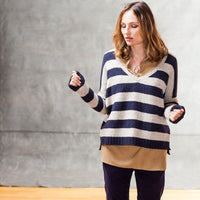 Benton Pullover | Knitting Pattern by Julie Hoover