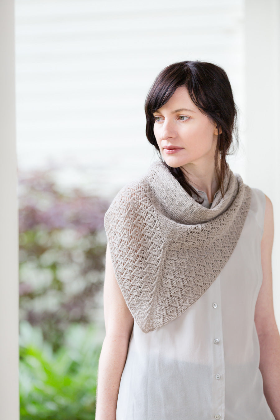 Brora Shawl | Knitting Pattern by Gudrun Johnston | Brooklyn