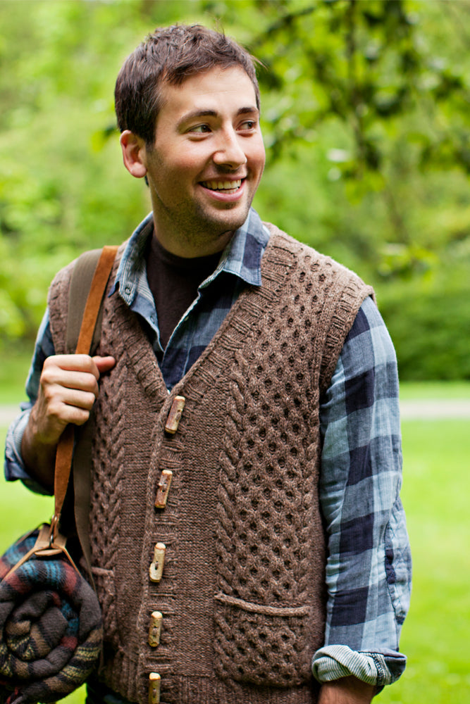 Caldwell Vest | Knitting Pattern by Stephen West | Brooklyn Tweed