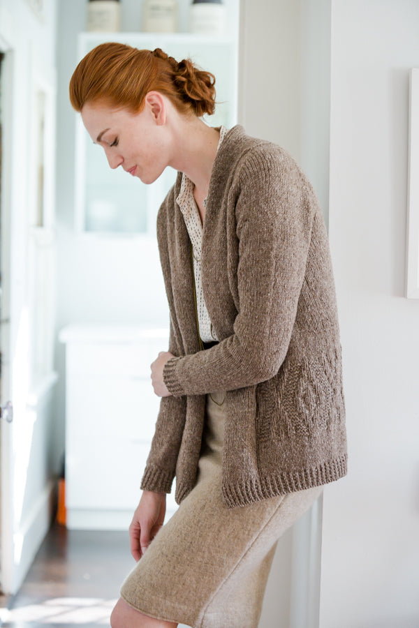 Cedarwood Cardigan | Knitting Pattern by Alicia Plummer | Brooklyn