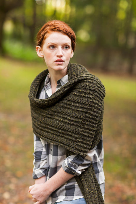 Ceridwen Scarf & Wrap | Knitting Pattern by Ann McCauley