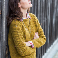 Docklight Pullover | Knitting Pattern by Julie Hoover