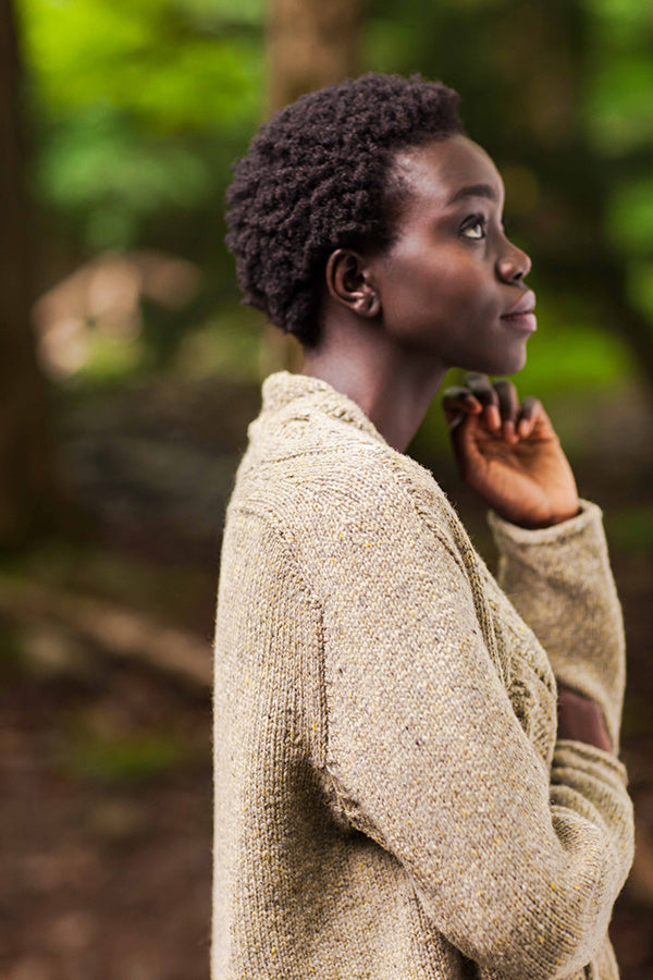 Feather Cardigan | Knitting Pattern by Véronik Avery | Brooklyn Tweed