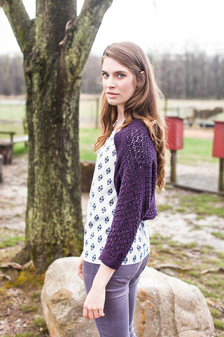 Fleur Shrug | Knitting Pattern by Yoko Hatta | Brooklyn Tweed