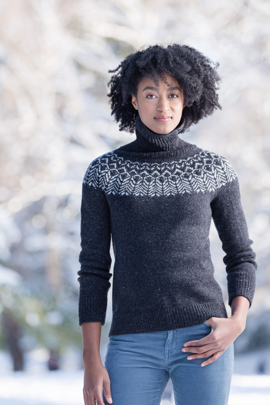Frostpeak Pullover | Knitting Pattern by Véronik Avery | Brooklyn Tweed