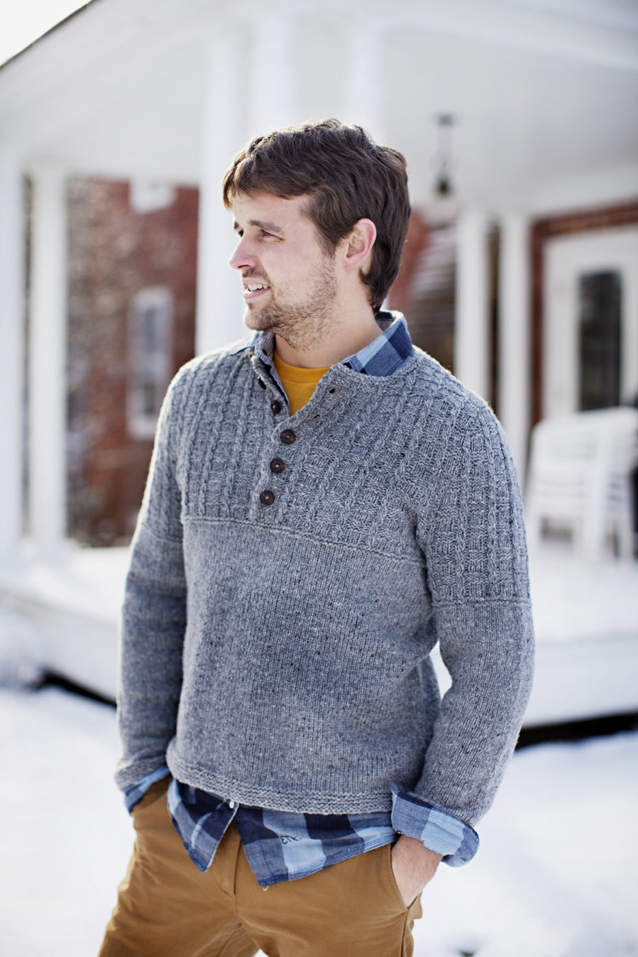 Guston Pullover | Knitting Pattern by Ann Budd | Brooklyn Tweed