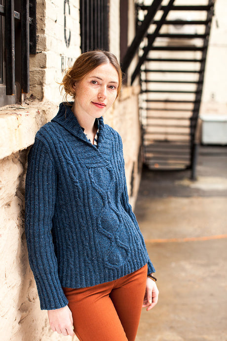 Hathaway Pullover | Knitting Pattern by Carol Feller