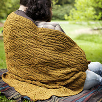 Hourglass Throw | Knitting Pattern by Anne Hanson