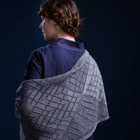 Leadlight Stole | Knitting Pattern by Amy van de Laar