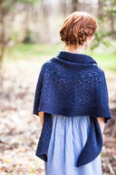 Moon & Stars Shawl | Knitting Pattern by Shui Kuen Kozinski
