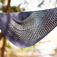 Moon & Stars Shawl | Knitting Pattern by Shui Kuen Kozinski