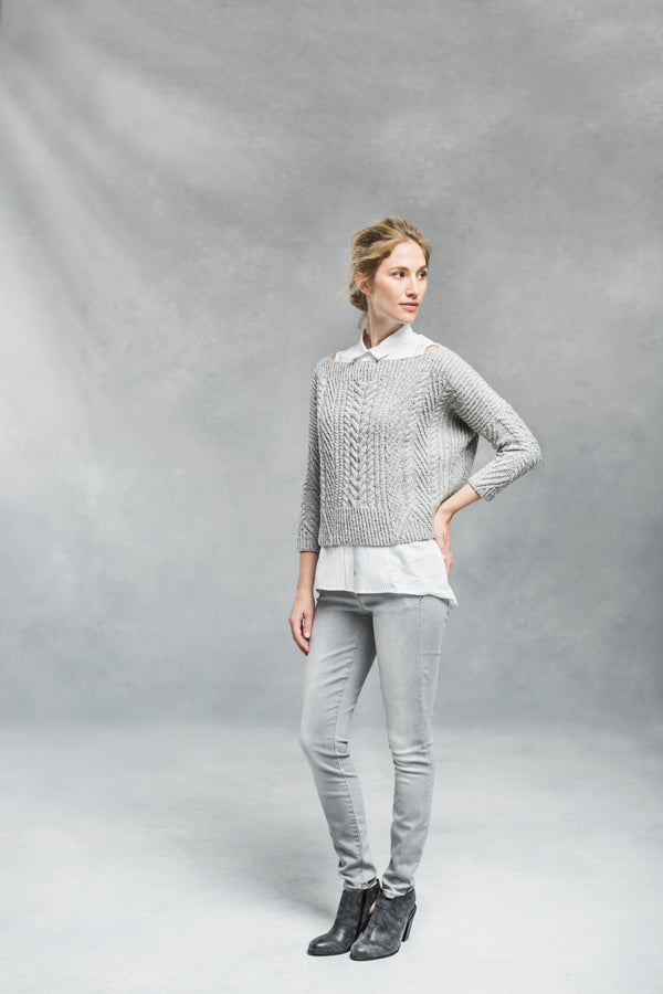 14AW Stone  Vneck knit S 美品 Cambys Pullover | Knitting Pattern by Orlane Sucche | Brooklyn Tweed