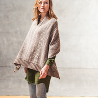 Portis Poncho | Knitting Pattern by Julie Hoover