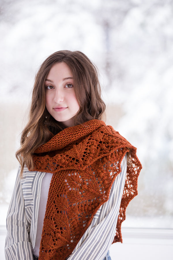 Rakke Shawl | Knitting Pattern by Susanna IC | Brooklyn Tweed